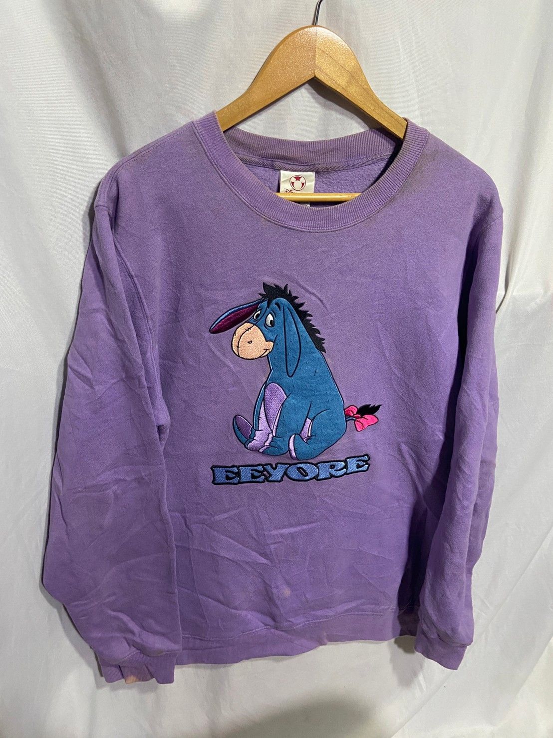 Disney × Vintage Vintage Eeyore Sweatshirt 90s Size US L / EU 52-54 / 3 - 1 Thumbnail