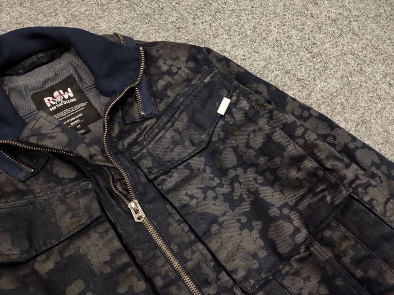 G-Star G Star Raw For The Oceans Occotic Vodan HDD 3D Denim Jacket Size US M / EU 48-50 / 2 - 12 Thumbnail