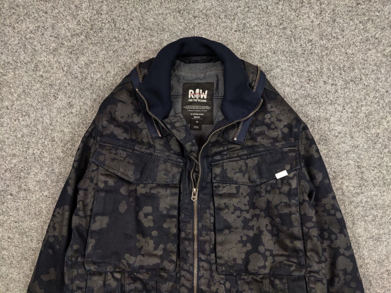 G-Star G Star Raw For The Oceans Occotic Vodan HDD 3D Denim Jacket Size US M / EU 48-50 / 2 - 8 Thumbnail