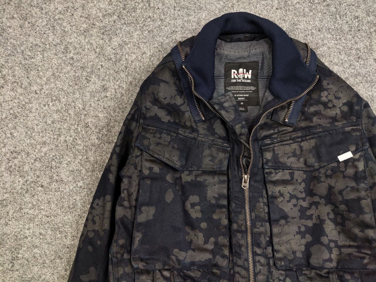 G-Star G Star Raw For The Oceans Occotic Vodan HDD 3D Denim Jacket Size US M / EU 48-50 / 2 - 11 Thumbnail