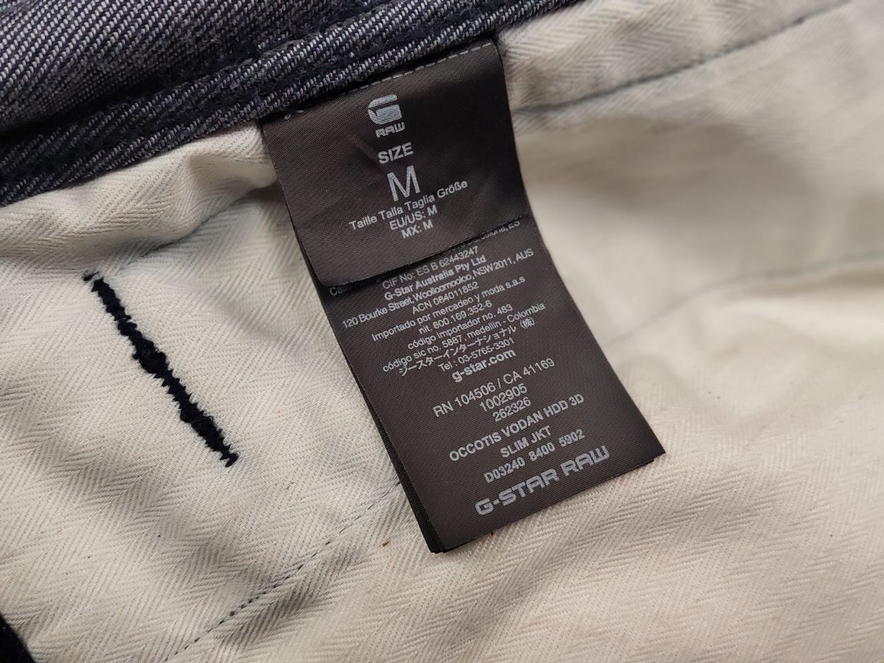 G-Star G Star Raw For The Oceans Occotic Vodan HDD 3D Denim Jacket Size US M / EU 48-50 / 2 - 21 Thumbnail