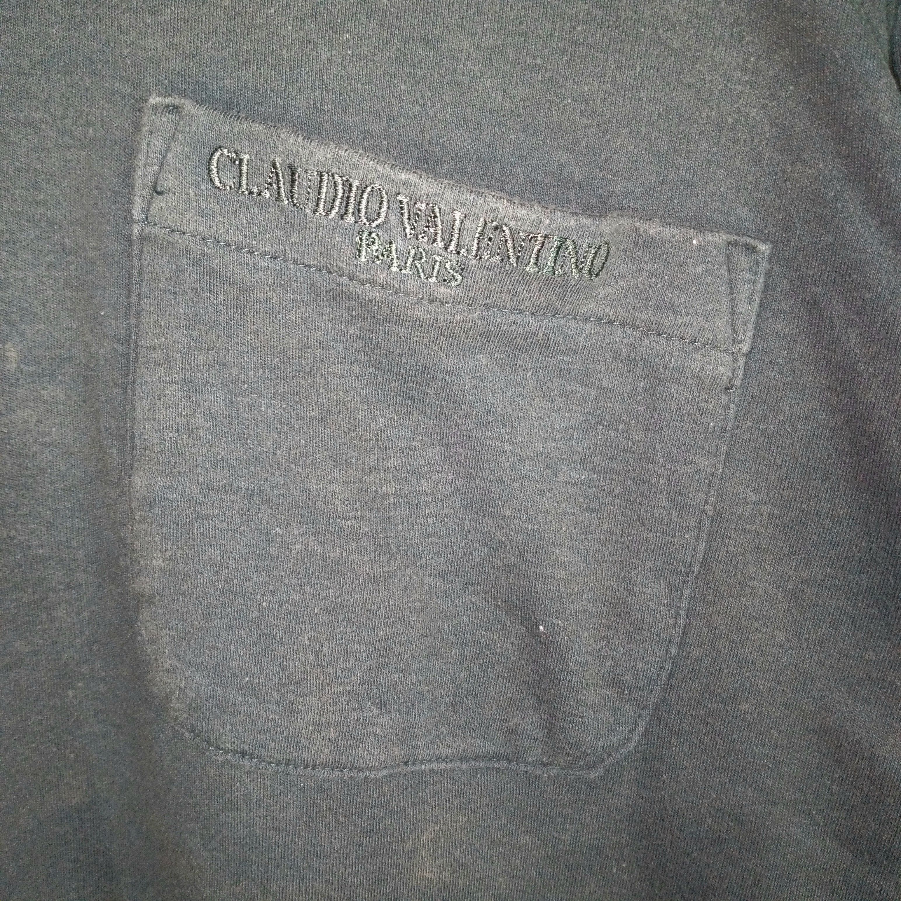 Designer × Vintage Claudio Valention Single Pocket Turtle Neck Sweatshirt Size US L / EU 52-54 / 3 - 7 Thumbnail