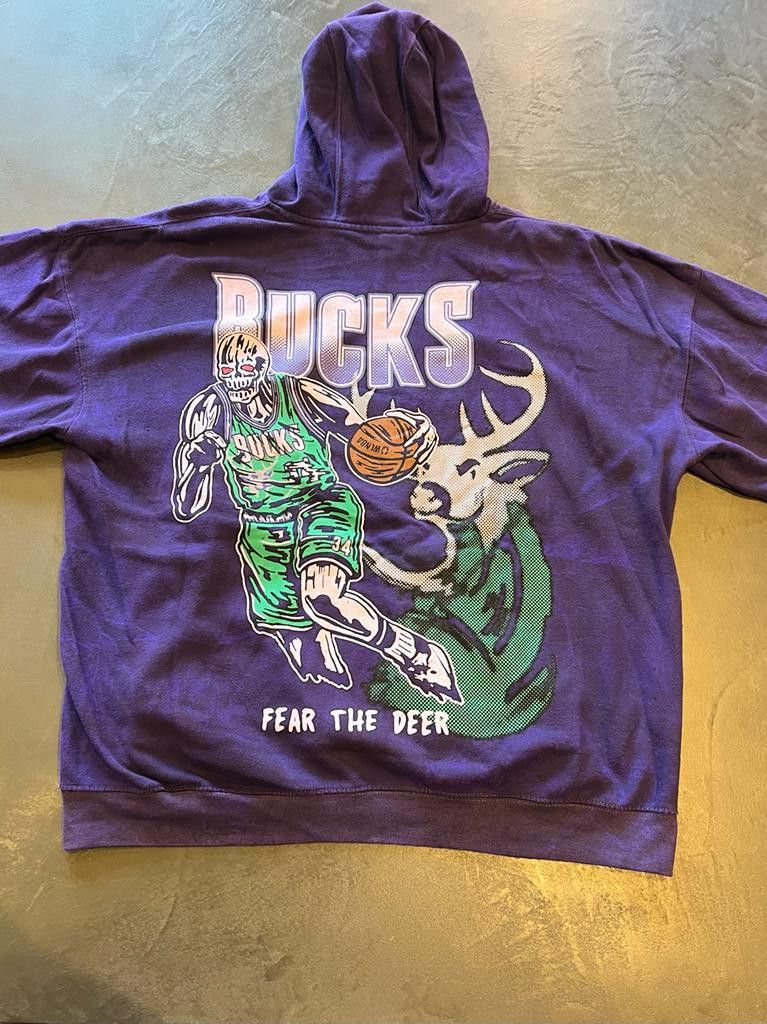 Warren Lotas Greek Freak Milwaukee Bucks Hooded Sweatshirt