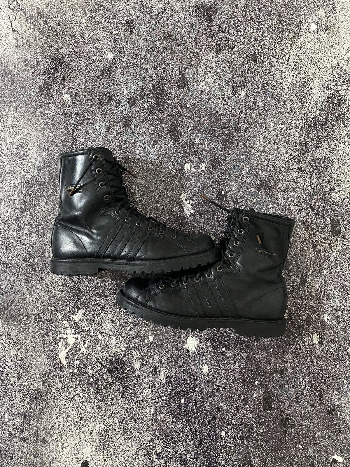 Adidas Originals Muhammad Ali Nubuck Combat Boots Size 11 Rare 2005 Adidas x Muhammad Ali Vintage 2005 Combat Boots - Black  main image 2