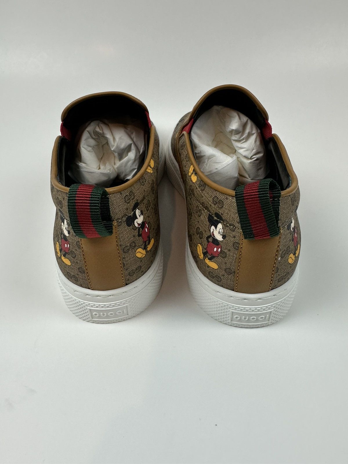 Disney × Gucci Gucci X Disney Mickey Mouse Slip-On Sneakers Size US 9 / EU 42 - 5 Thumbnail