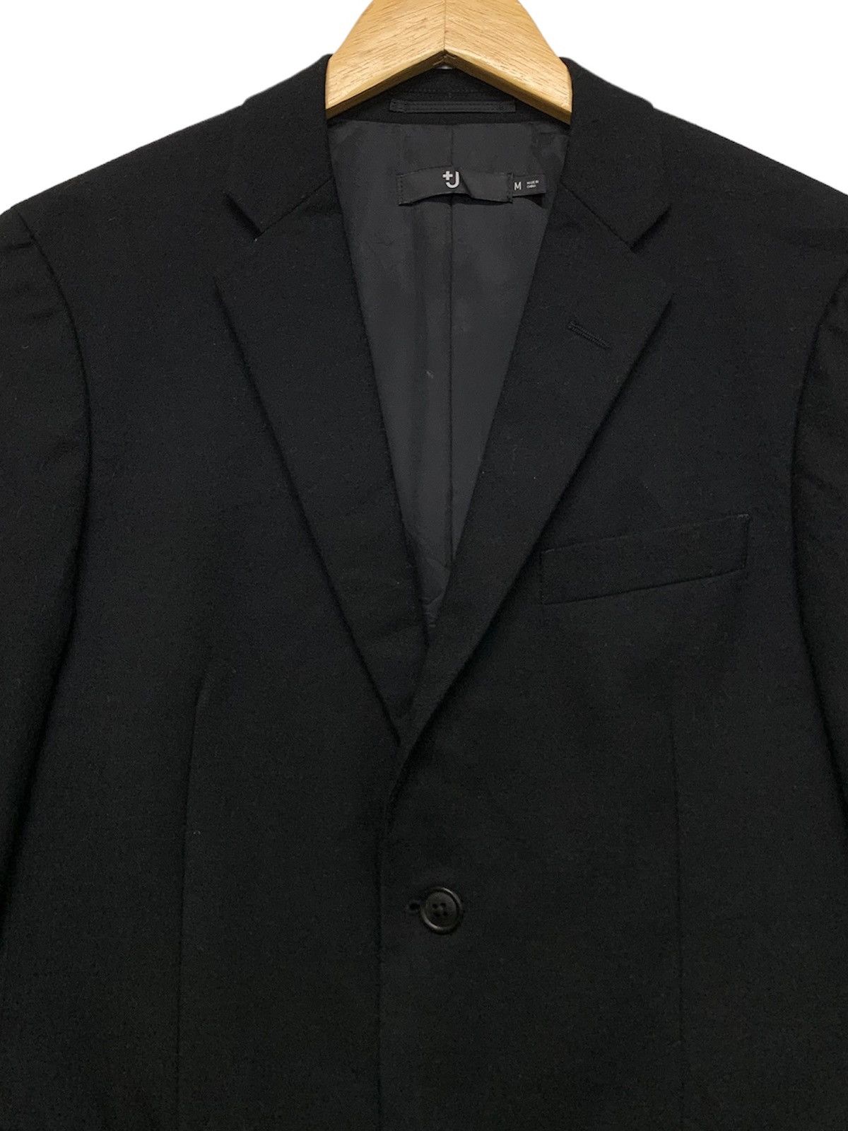 Jil Sander Jil Sander Uniqlo J+ Black Style Blazer Jacket Size US M / EU 48-50 / 2 - 7 Thumbnail