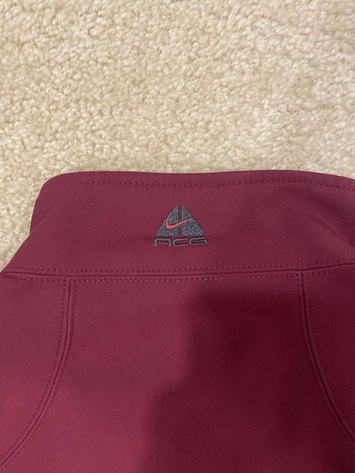 Nike × Nike ACG × Vintage Vintage Nike ACG Classic Fleece Jacket Cabernet Size US S / EU 44-46 / 1 - 12 Thumbnail