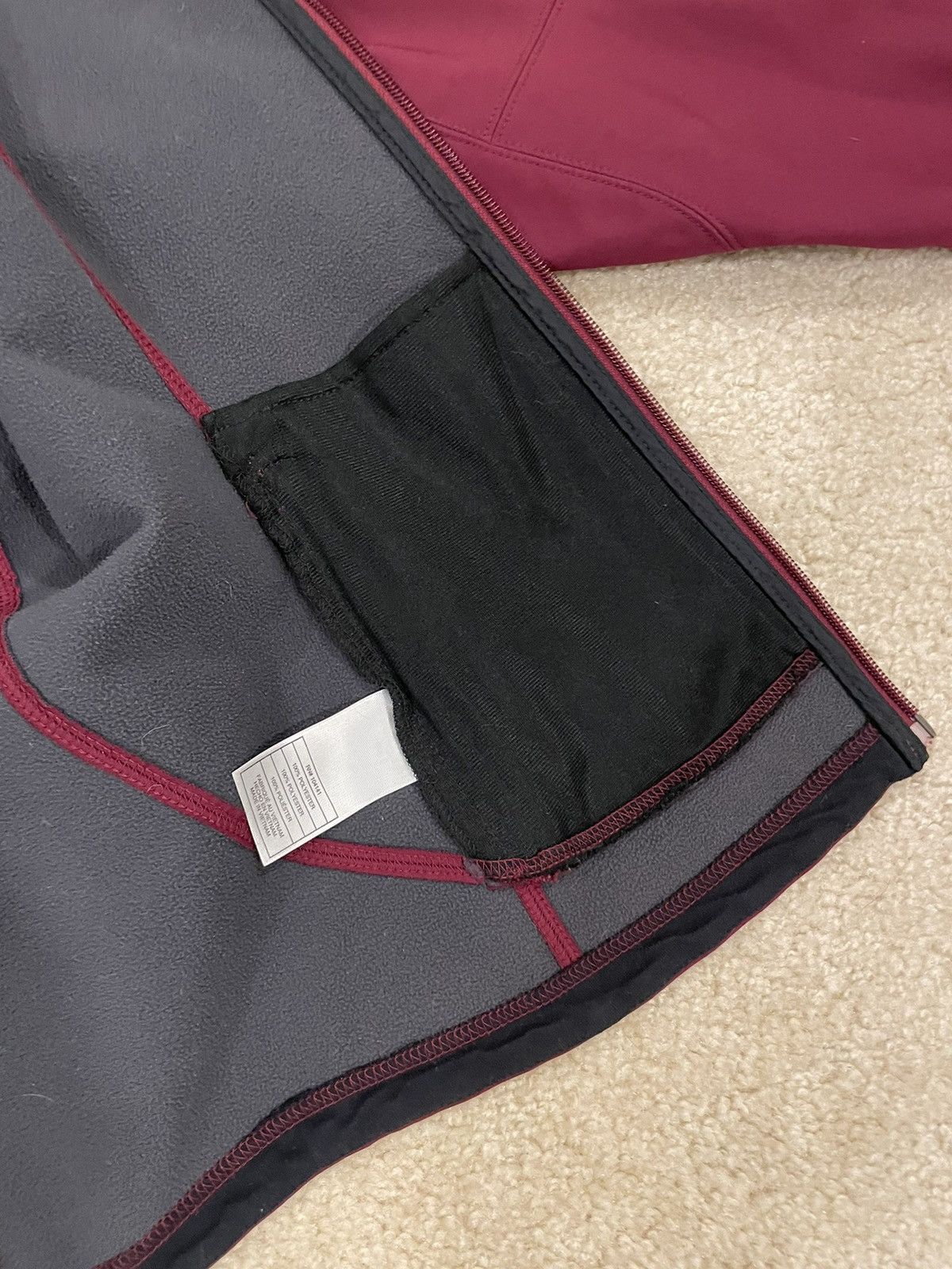 Nike × Nike ACG × Vintage Vintage Nike ACG Classic Fleece Jacket Cabernet Size US S / EU 44-46 / 1 - 11 Thumbnail