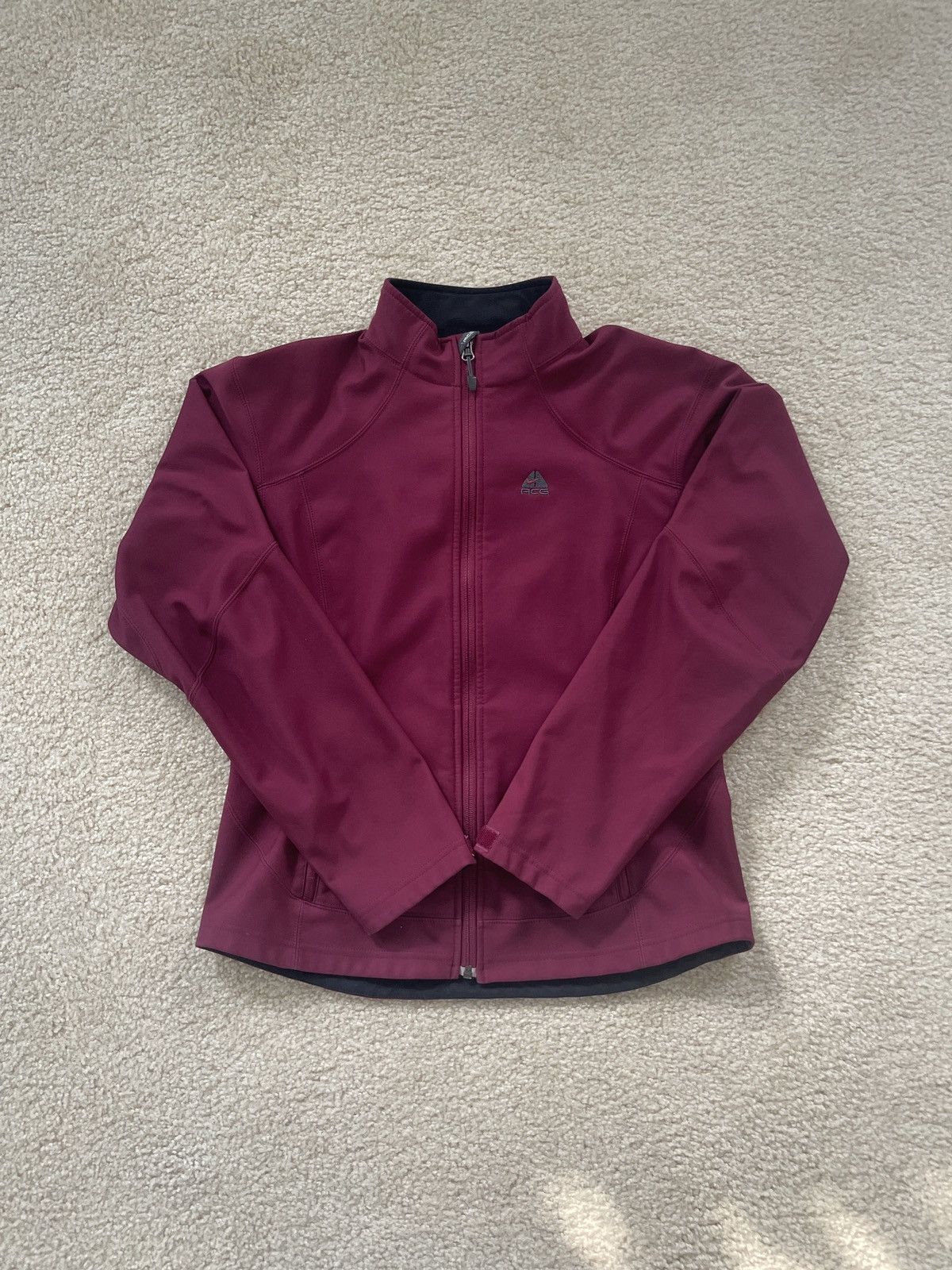 Nike × Nike ACG × Vintage Vintage Nike ACG Classic Fleece Jacket Cabernet Size US S / EU 44-46 / 1 - 4 Thumbnail