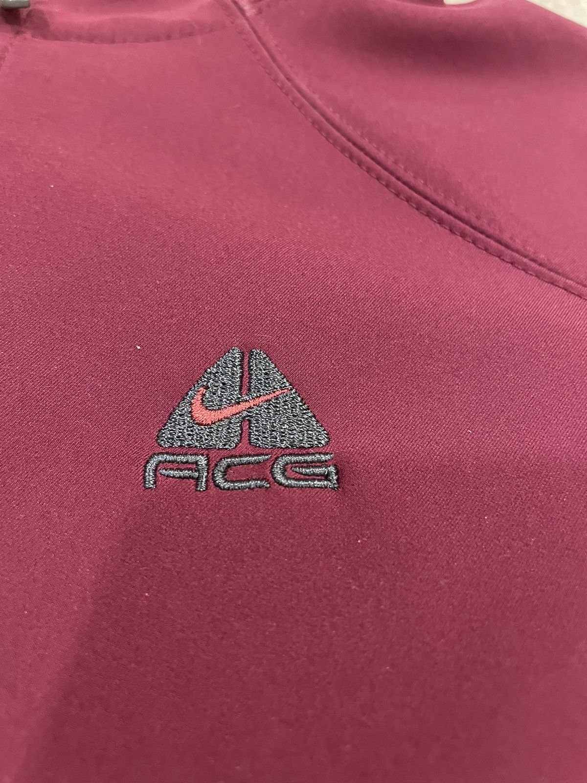 Nike × Nike ACG × Vintage Vintage Nike ACG Classic Fleece Jacket Cabernet Size US S / EU 44-46 / 1 - 5 Thumbnail