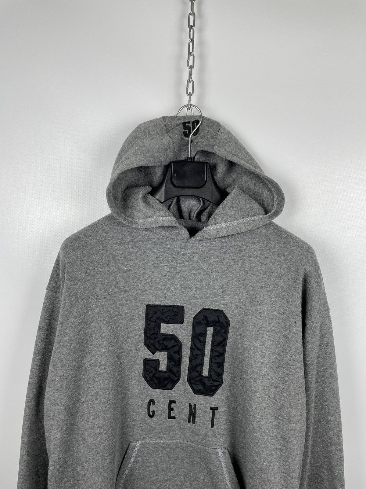 50 Cent × Rap Tees × Vintage Vintage 00s 50 Cent Rap Hoodie Size US L / EU 52-54 / 3 - 4 Thumbnail