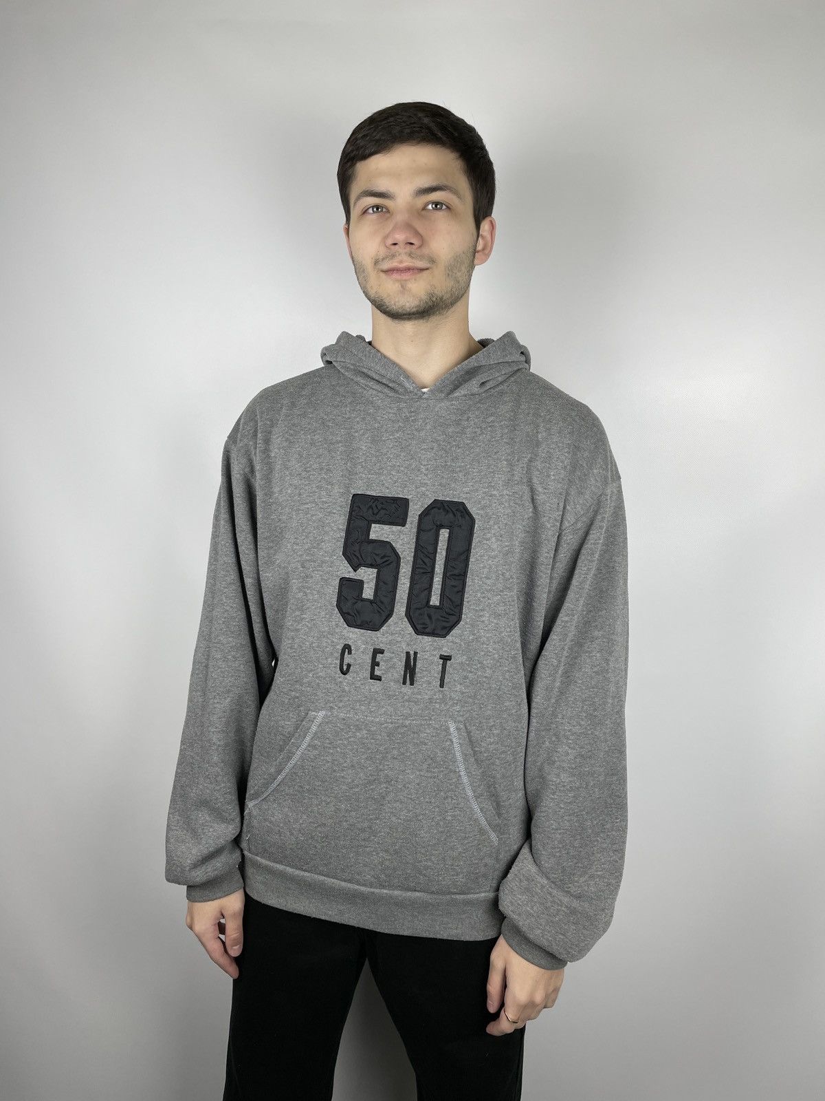 50 Cent × Rap Tees × Vintage Vintage 00s 50 Cent Rap Hoodie Size US L / EU 52-54 / 3 - 1 Thumbnail