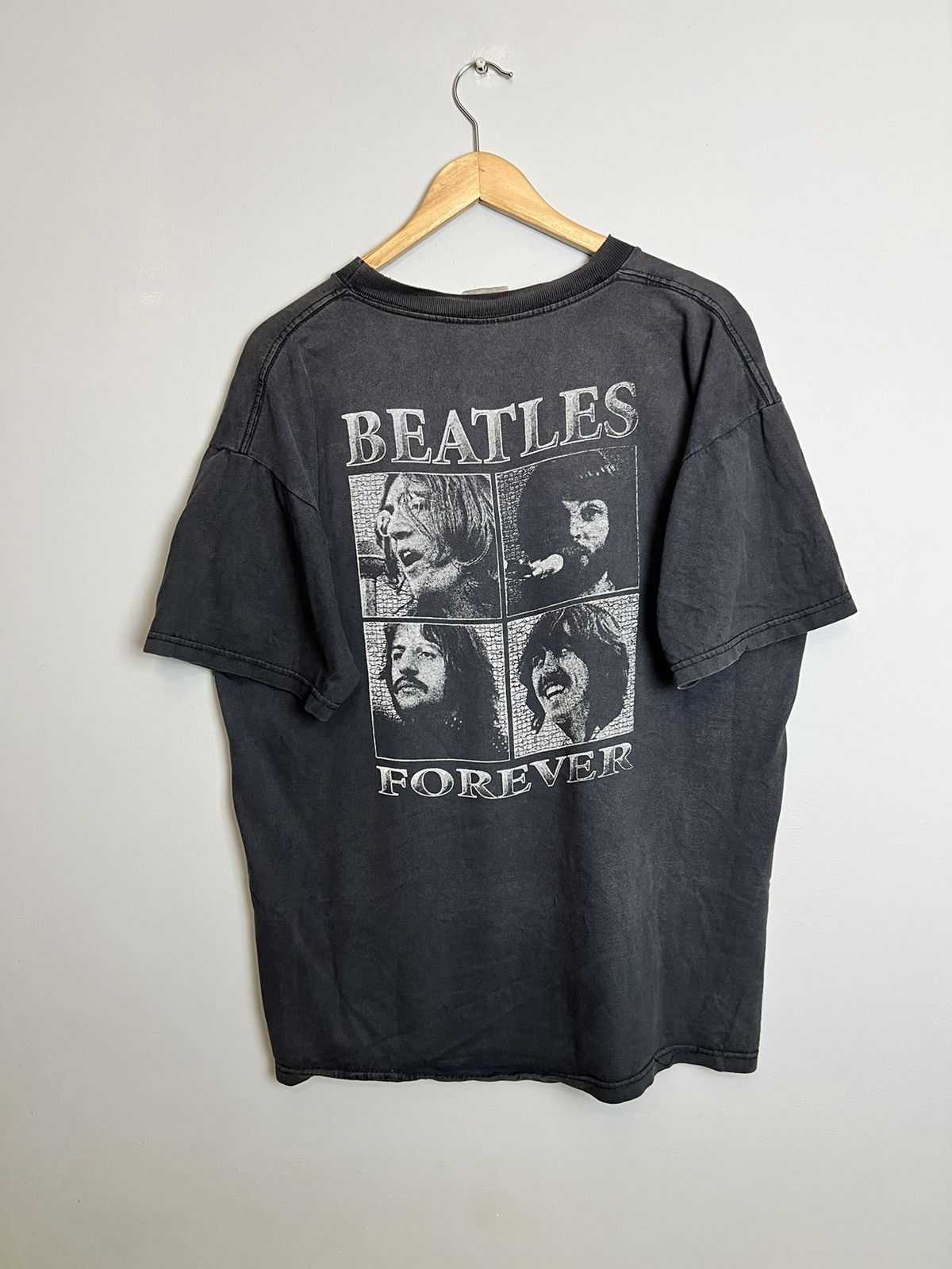 Band Tees × Vintage Vintage 90s The Beatles Forever Mexican Bootleg Rock T Shirt Size US XL / EU 56 / 4 - 2 Thumbnail