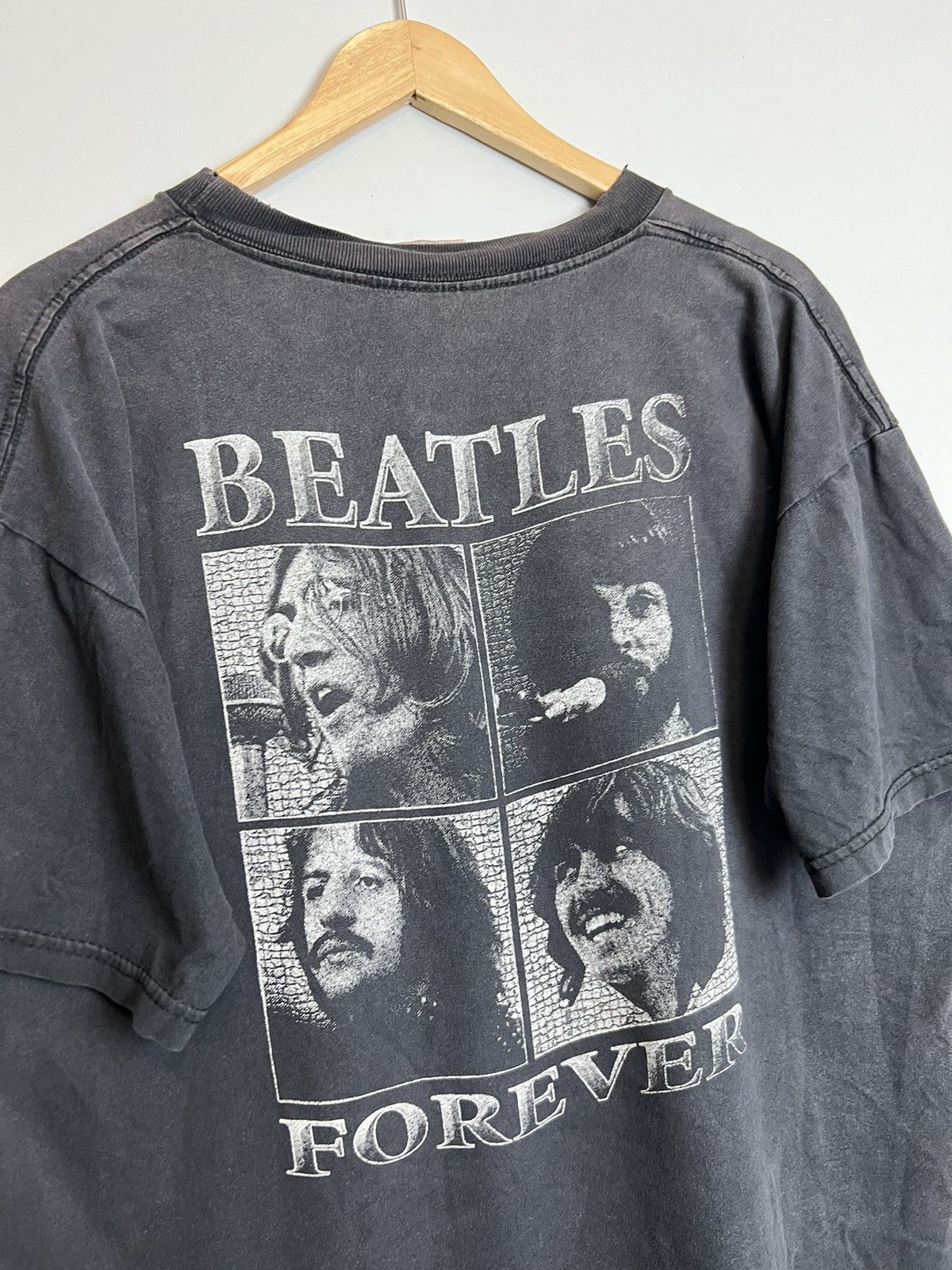 Band Tees × Vintage Vintage 90s The Beatles Forever Mexican Bootleg Rock T Shirt Size US XL / EU 56 / 4 - 4 Thumbnail