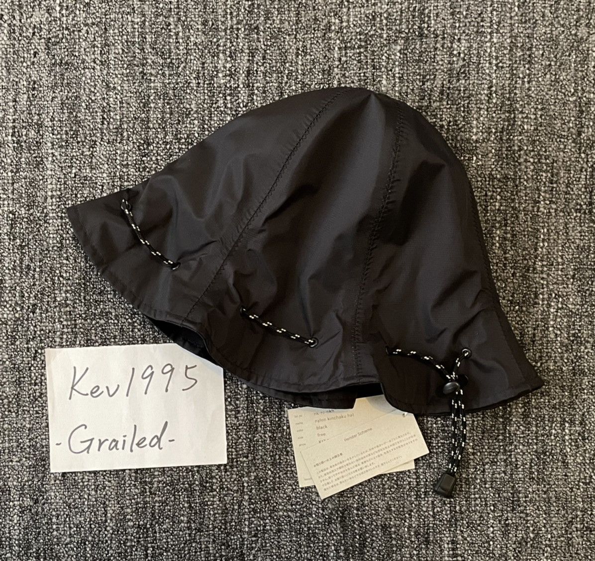 Hender Scheme Hender Scheme Nylon Kinchaku Hat