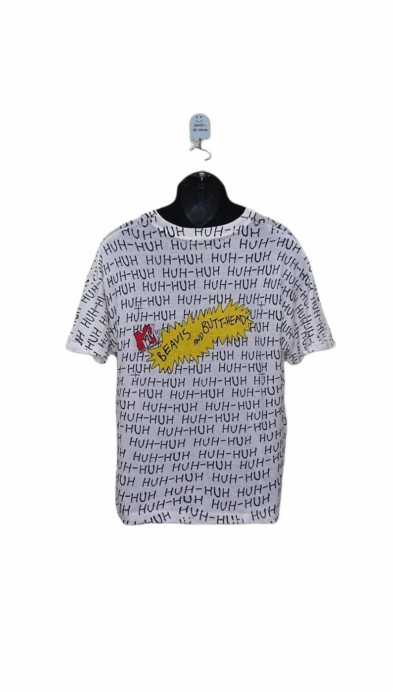 Cartoon Network × Vintage VINTAGE OVERPRINT BEAVIS BUTHEAD TEES Size US XL / EU 56 / 4 - 2 Thumbnail