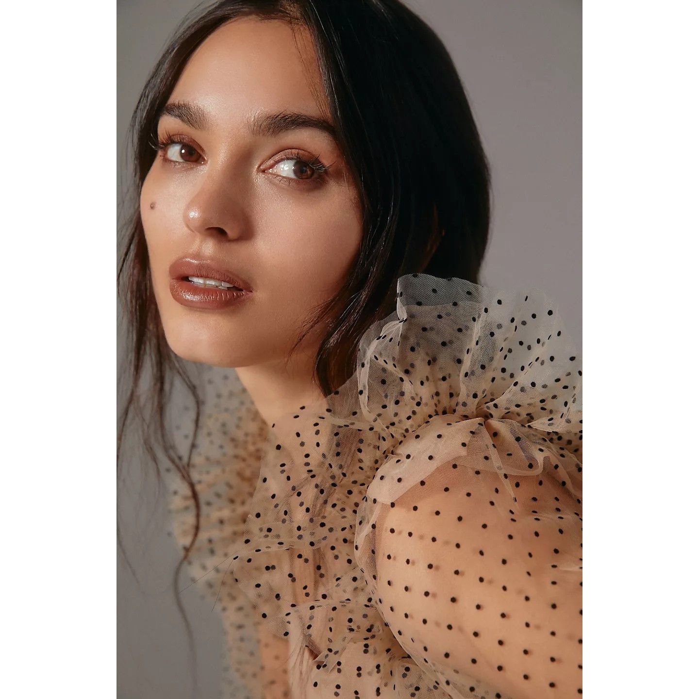 New Anthropologie DOLAN Sheer-Sleeve Sweater Top $128