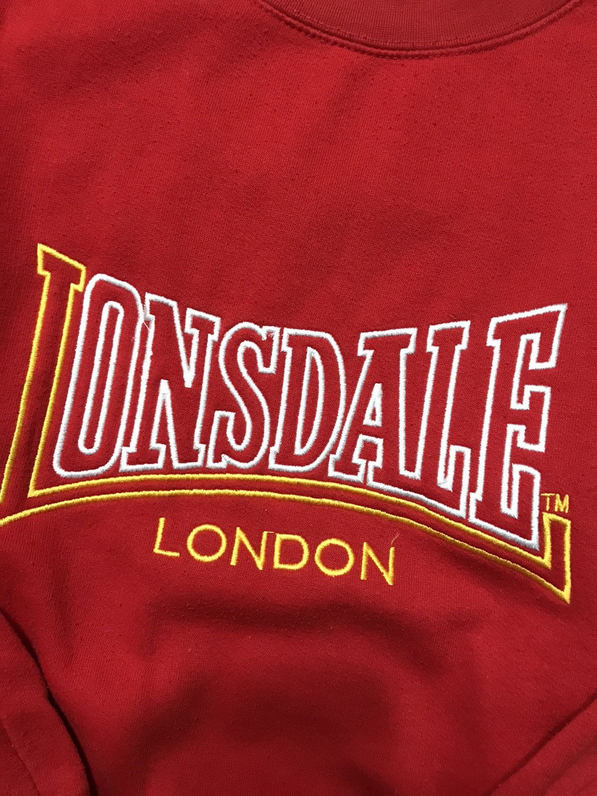 Lonsdale × Vintage Lonsdale vintage mens sweatshirt Size US XL / EU 56 / 4 - 4 Thumbnail
