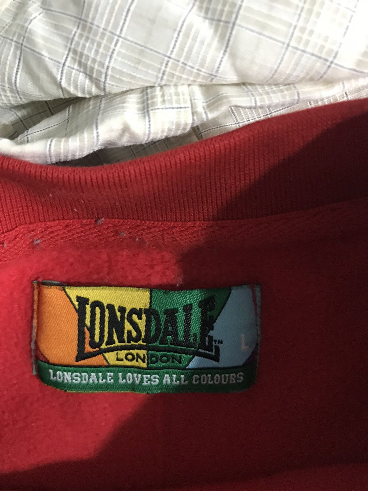 Lonsdale × Vintage Lonsdale vintage mens sweatshirt Size US XL / EU 56 / 4 - 5 Thumbnail