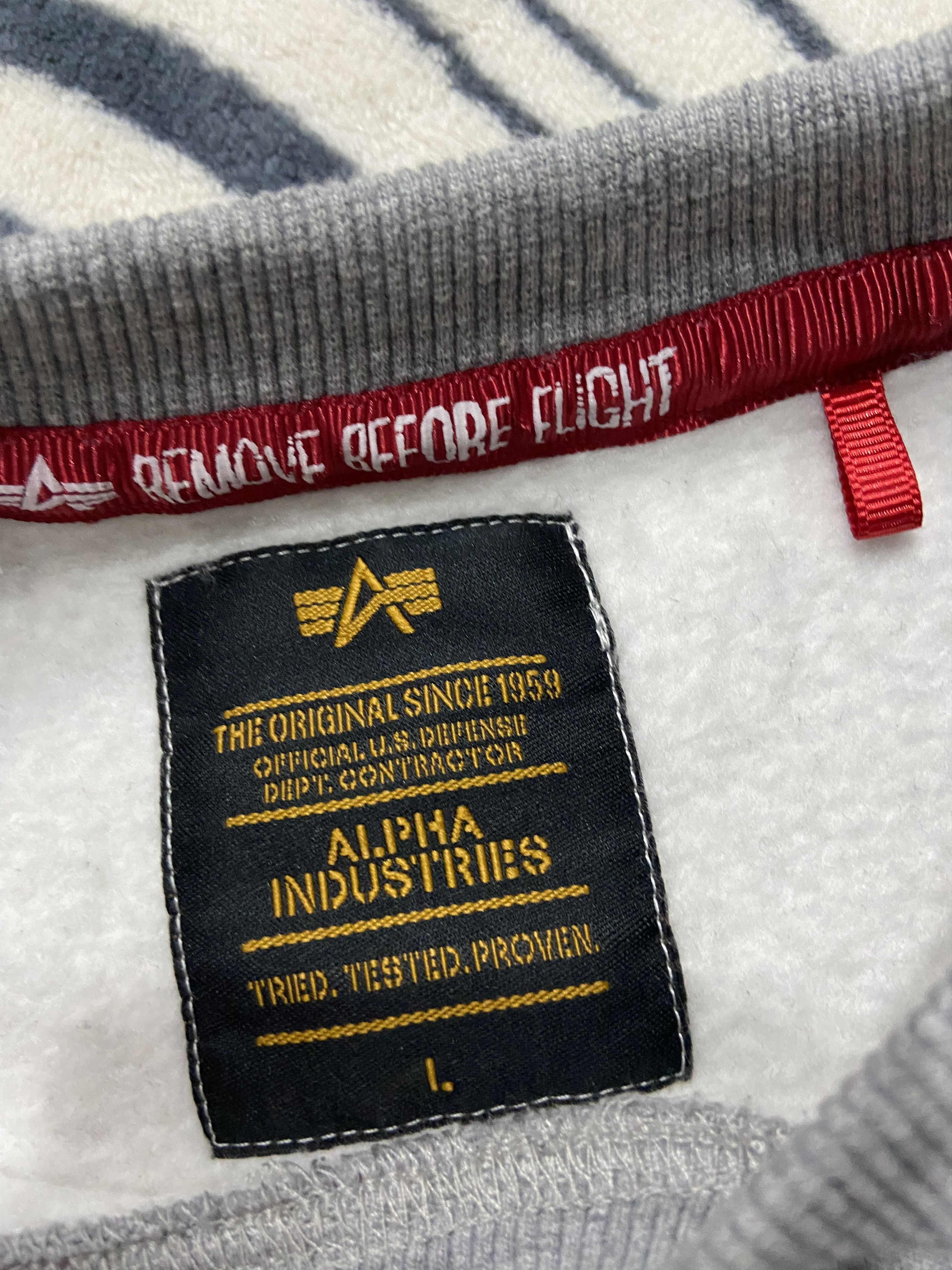 Alpha Industries x NASA Mens Sweatshirt