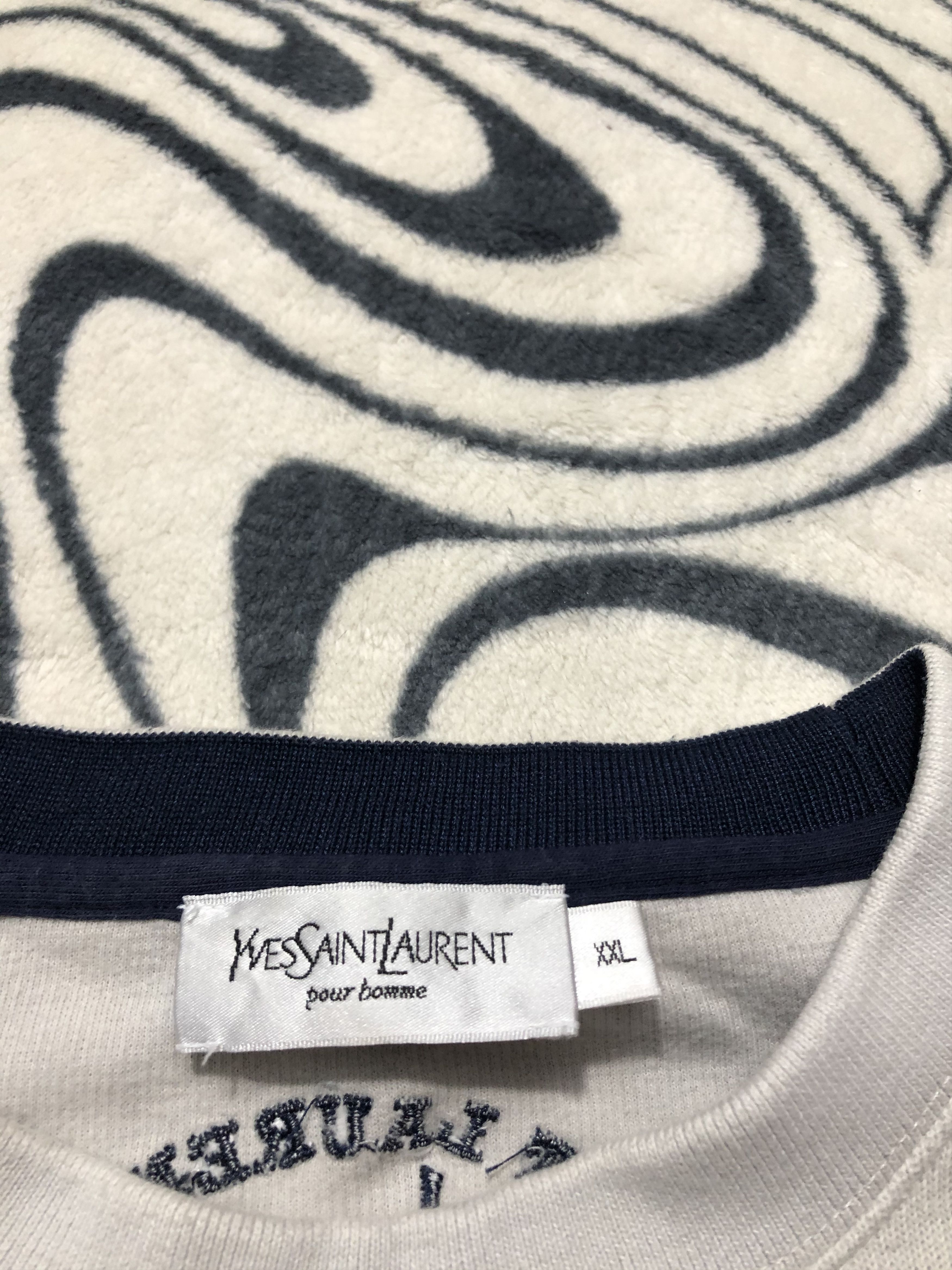 Yves Saint Laurent Yves Saint Laurent YSL Men's Sweatshirt Size US XL / EU 56 / 4 - 4 Thumbnail