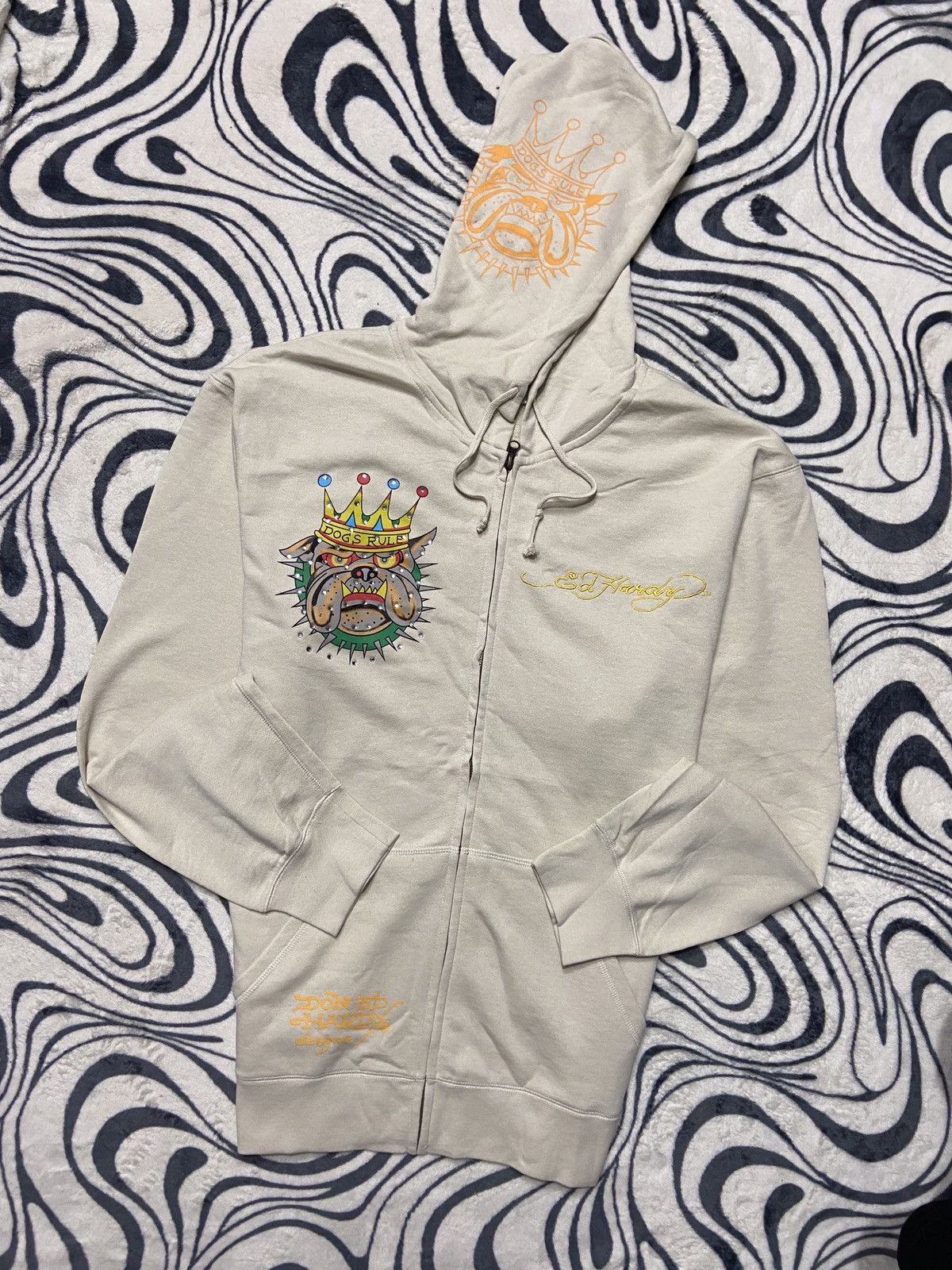 Christian Audigier Ed Hardy by Christian Audigier Mens Hoodie Size US XXL / EU 58 / 5 - 1 Thumbnail