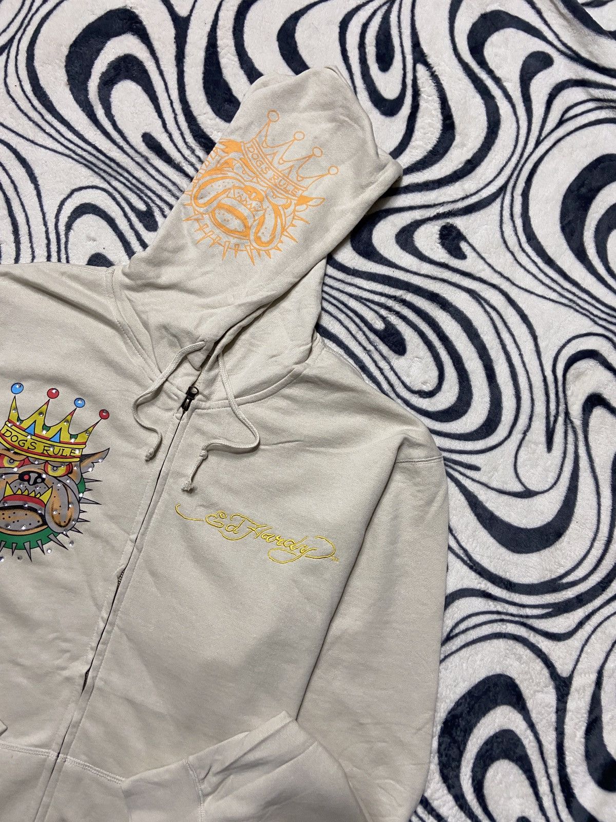 Christian Audigier Ed Hardy by Christian Audigier Mens Hoodie Size US XXL / EU 58 / 5 - 2 Thumbnail