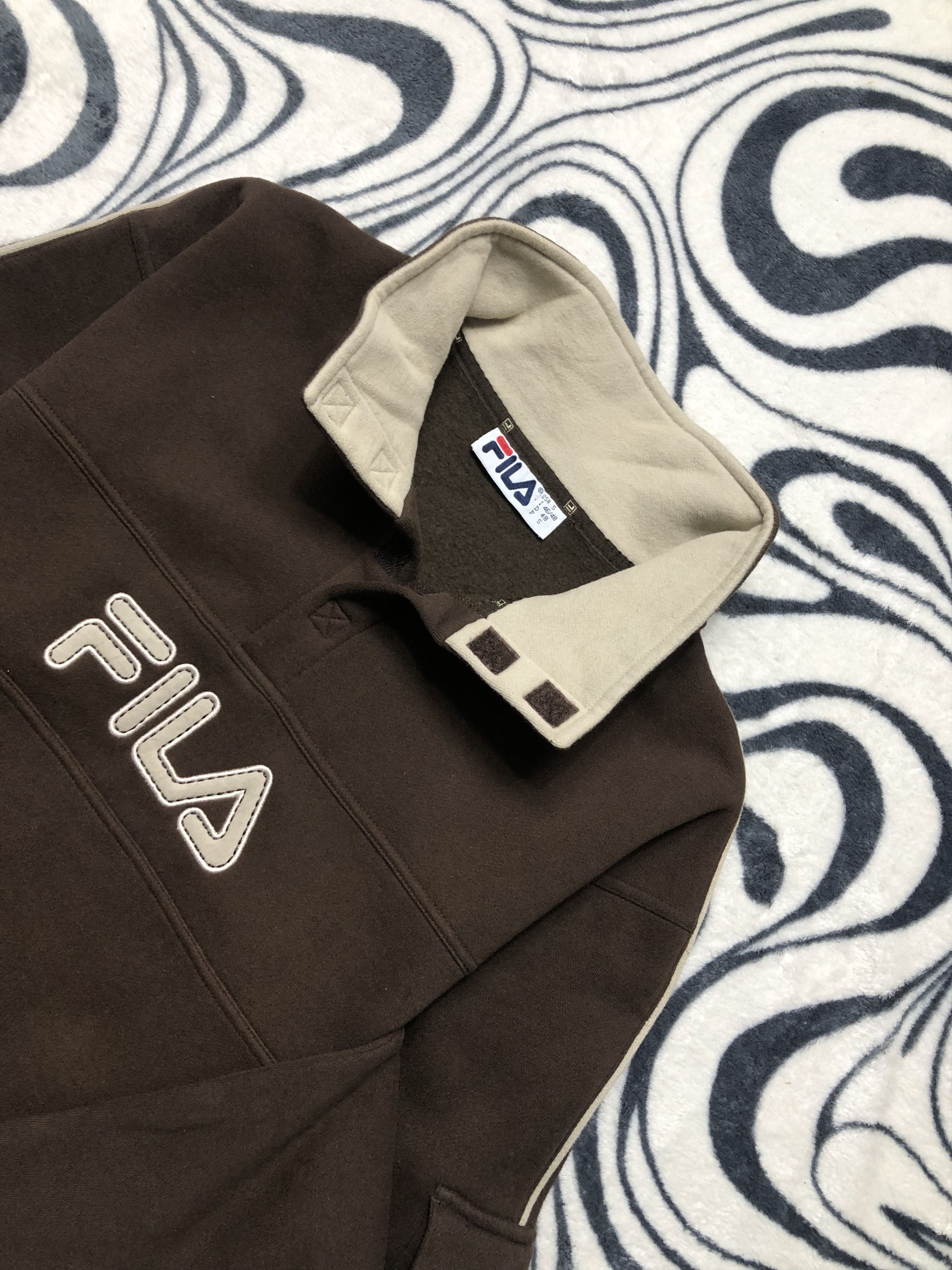 Fila Fila Vintage Mens Sweatshirt Brown Size US M / EU 48-50 / 2 - 2 Thumbnail