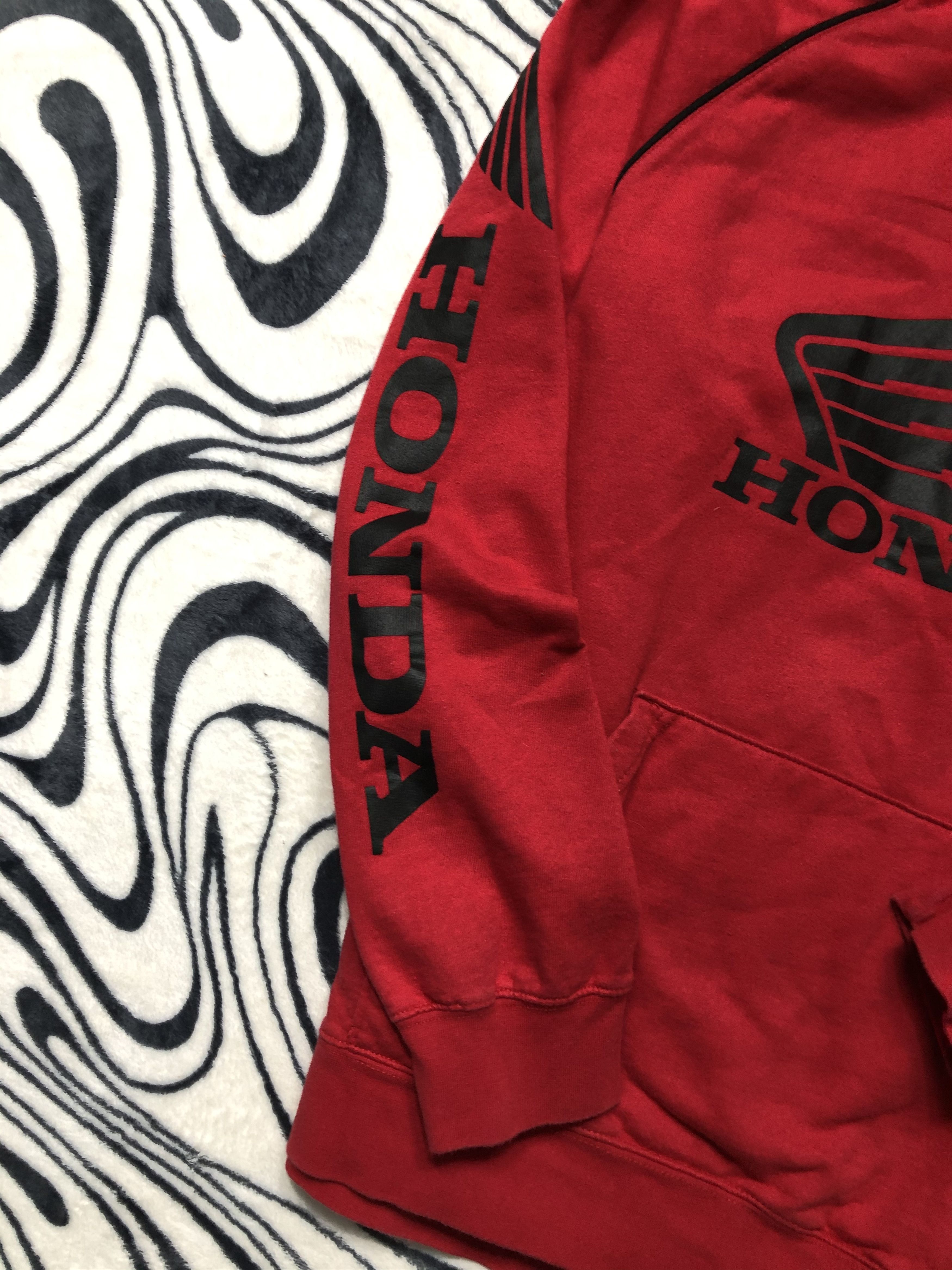 Honda Honda Racing Mens Hoodie Y2K Size US XL / EU 56 / 4 - 3 Thumbnail