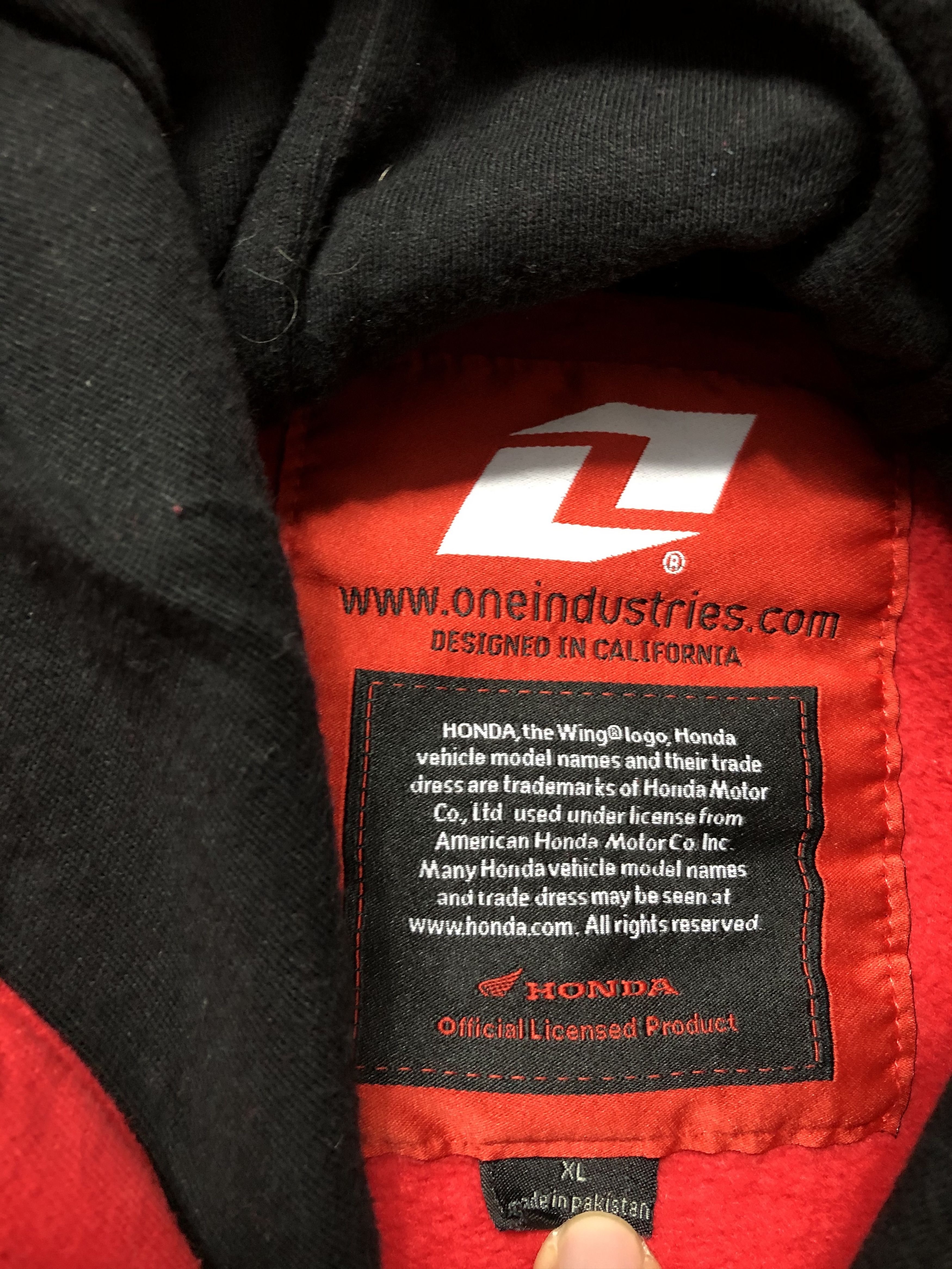 Honda Honda Racing Mens Hoodie Y2K Size US XL / EU 56 / 4 - 5 Thumbnail