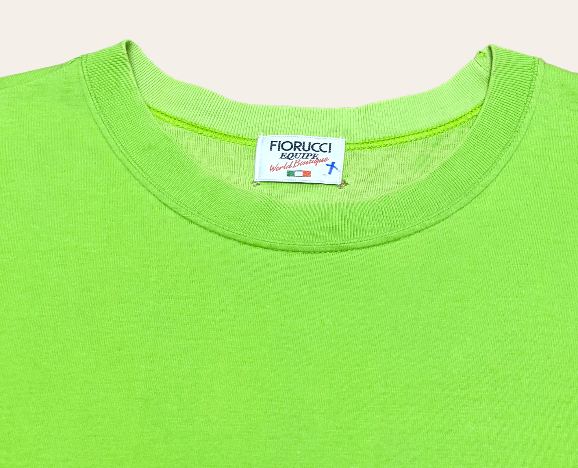 Fiorucci × Vintage Vintage 90s Florucci Love Spellout T shirt Size US M / EU 48-50 / 2 - 6 Thumbnail
