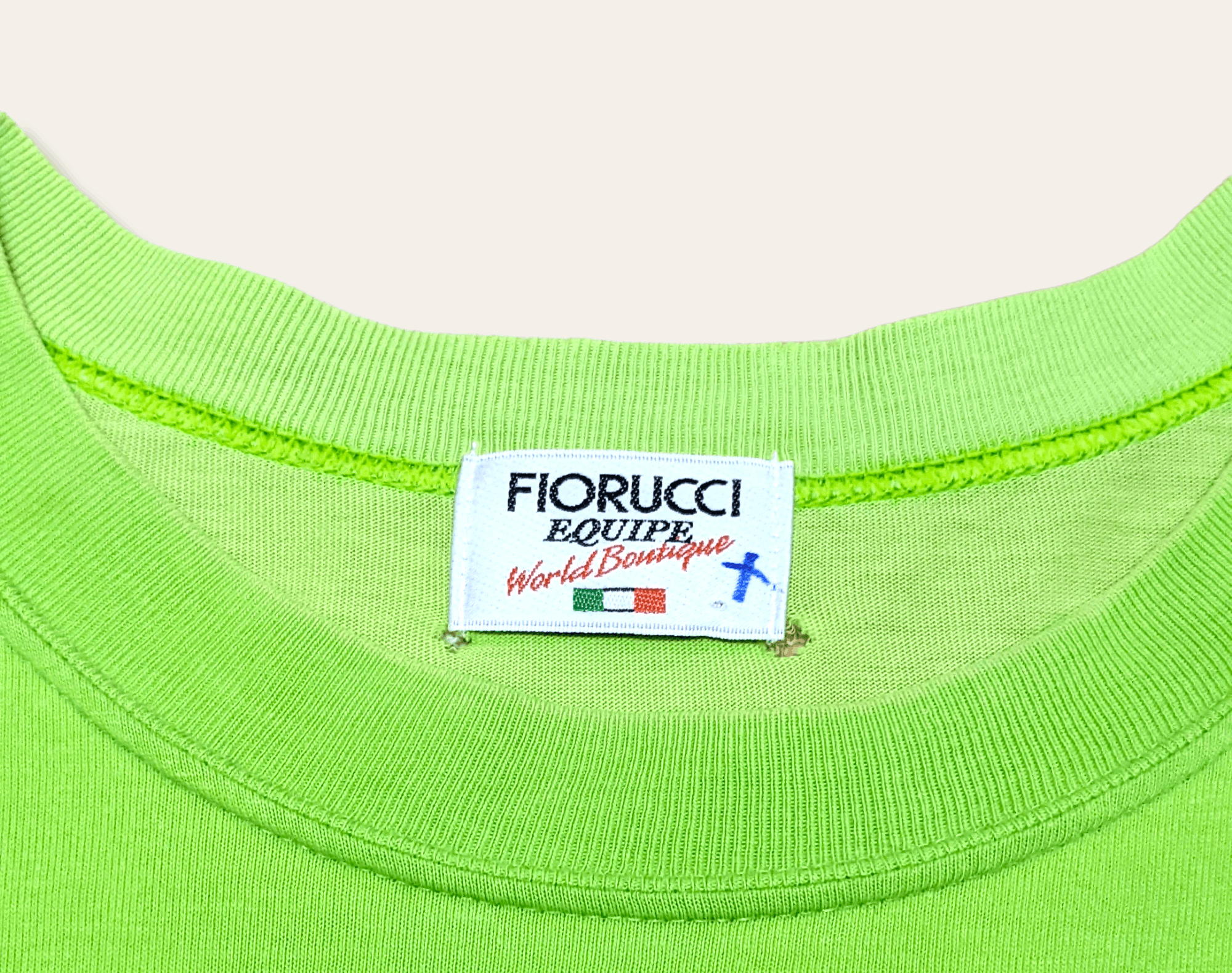 Fiorucci × Vintage Vintage 90s Florucci Love Spellout T shirt Size US M / EU 48-50 / 2 - 7 Thumbnail