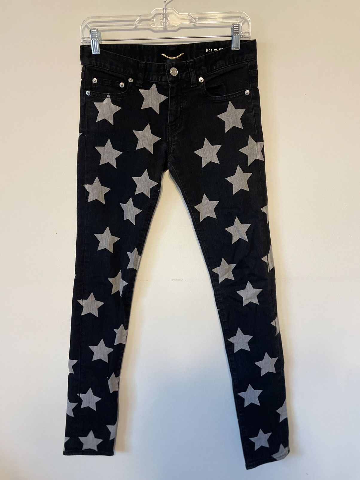 Hedi Slimane × Saint Laurent Paris Saint Laurent D01 Star Denim by Hedi Slimane Size 26" / US 2 / IT 38 - 1 Thumbnail