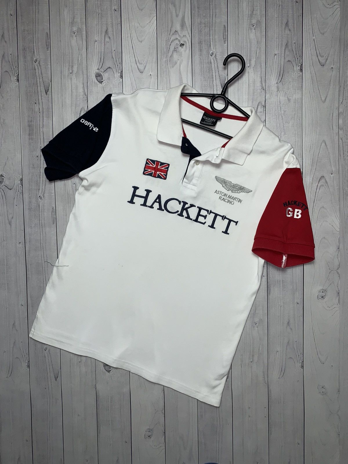 Hackett Aston Martin polo racing size M