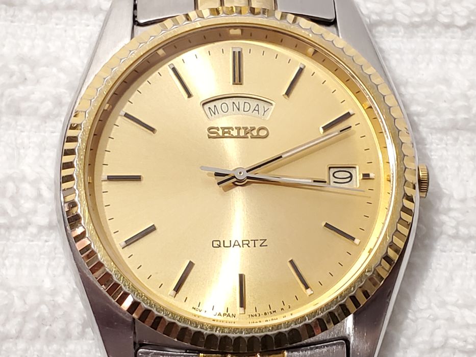 Seiko Vintage Seiko Men's Presidential Day Date Quartz Watch | Grailed