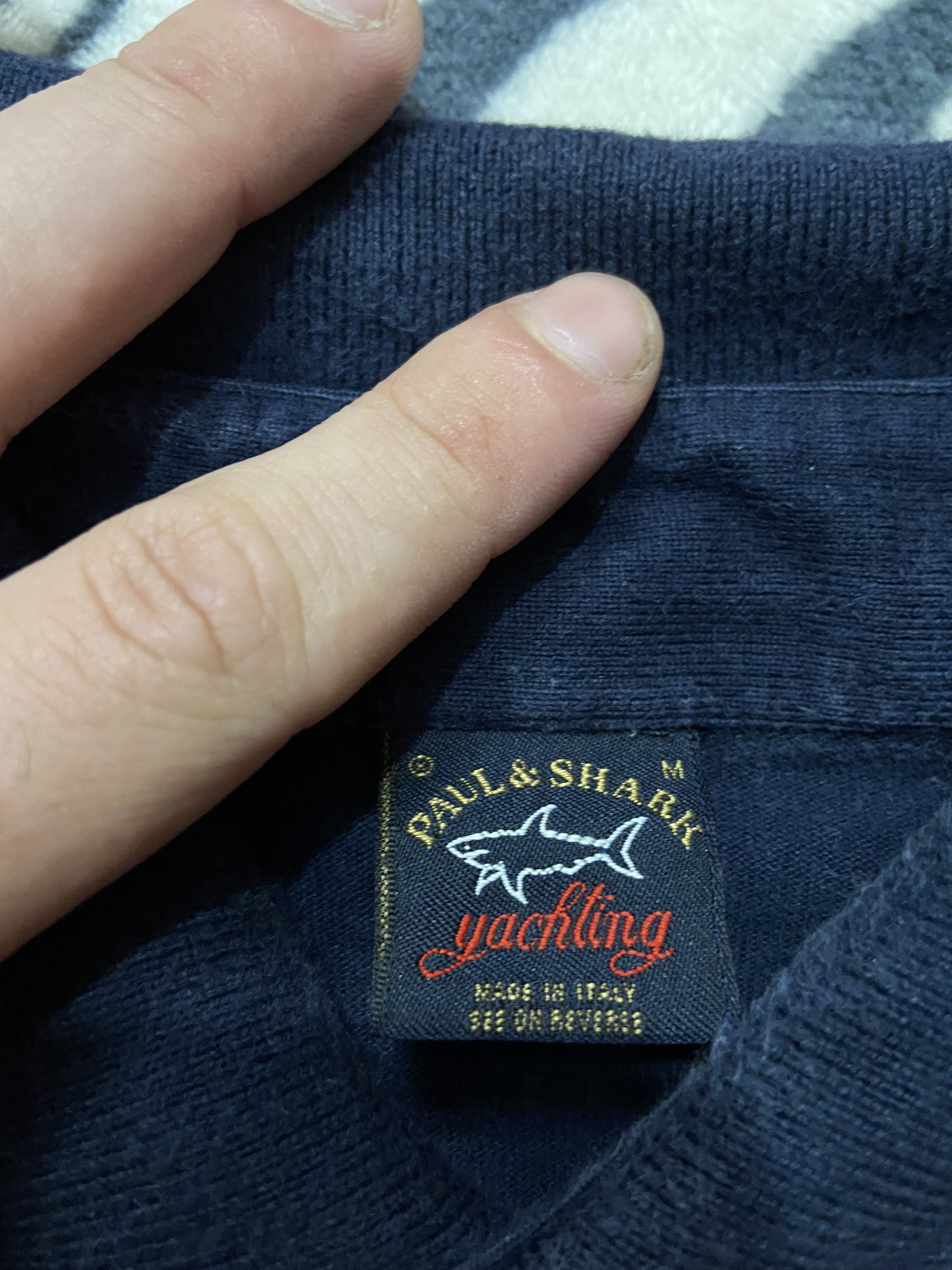 Paul & Shark × Vintage Paul & Shark Mens Sweater Made in Italy Size US L / EU 52-54 / 3 - 4 Thumbnail