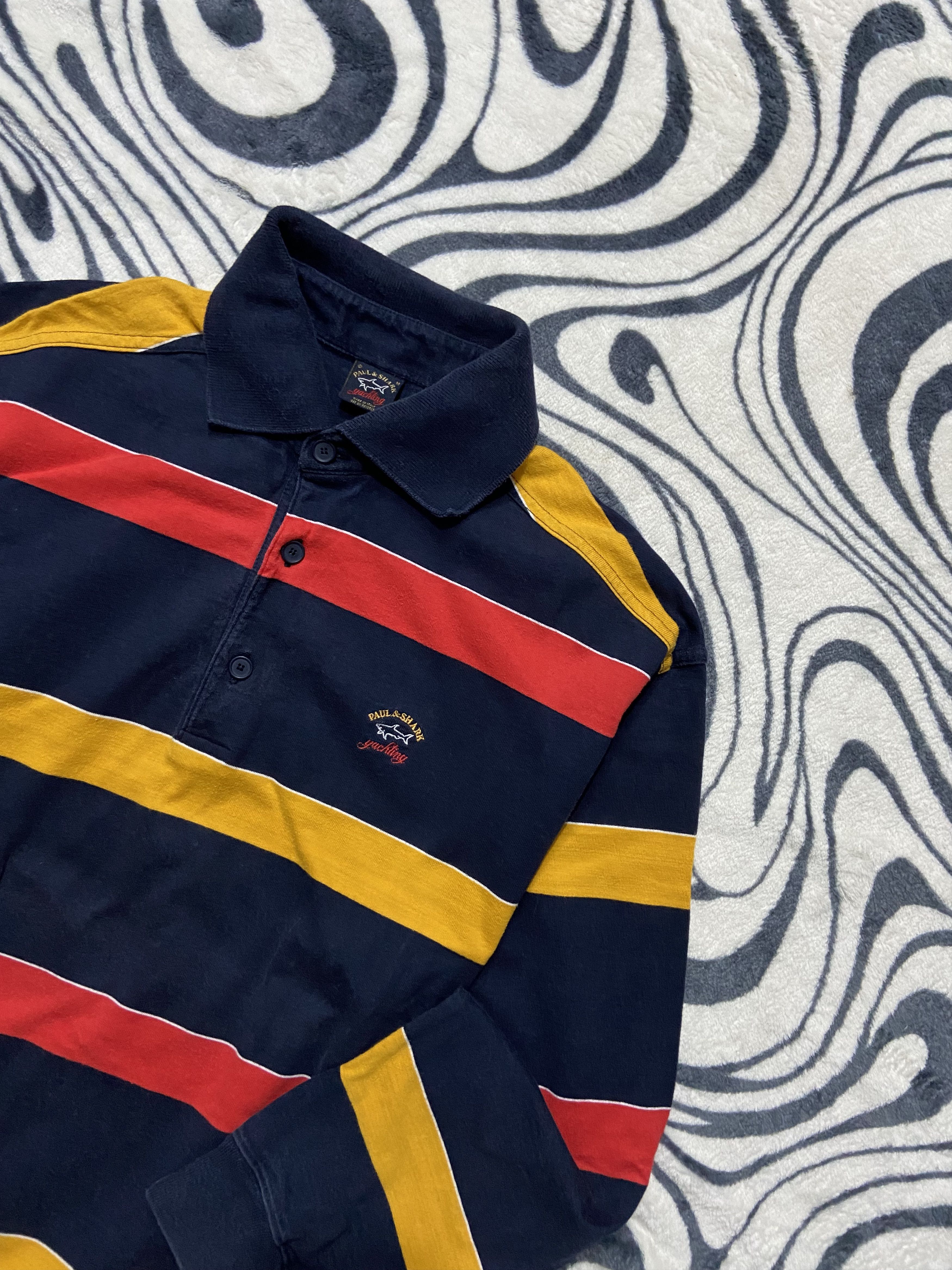 Paul & Shark × Vintage Paul & Shark Mens Sweater Made in Italy Size US L / EU 52-54 / 3 - 2 Thumbnail