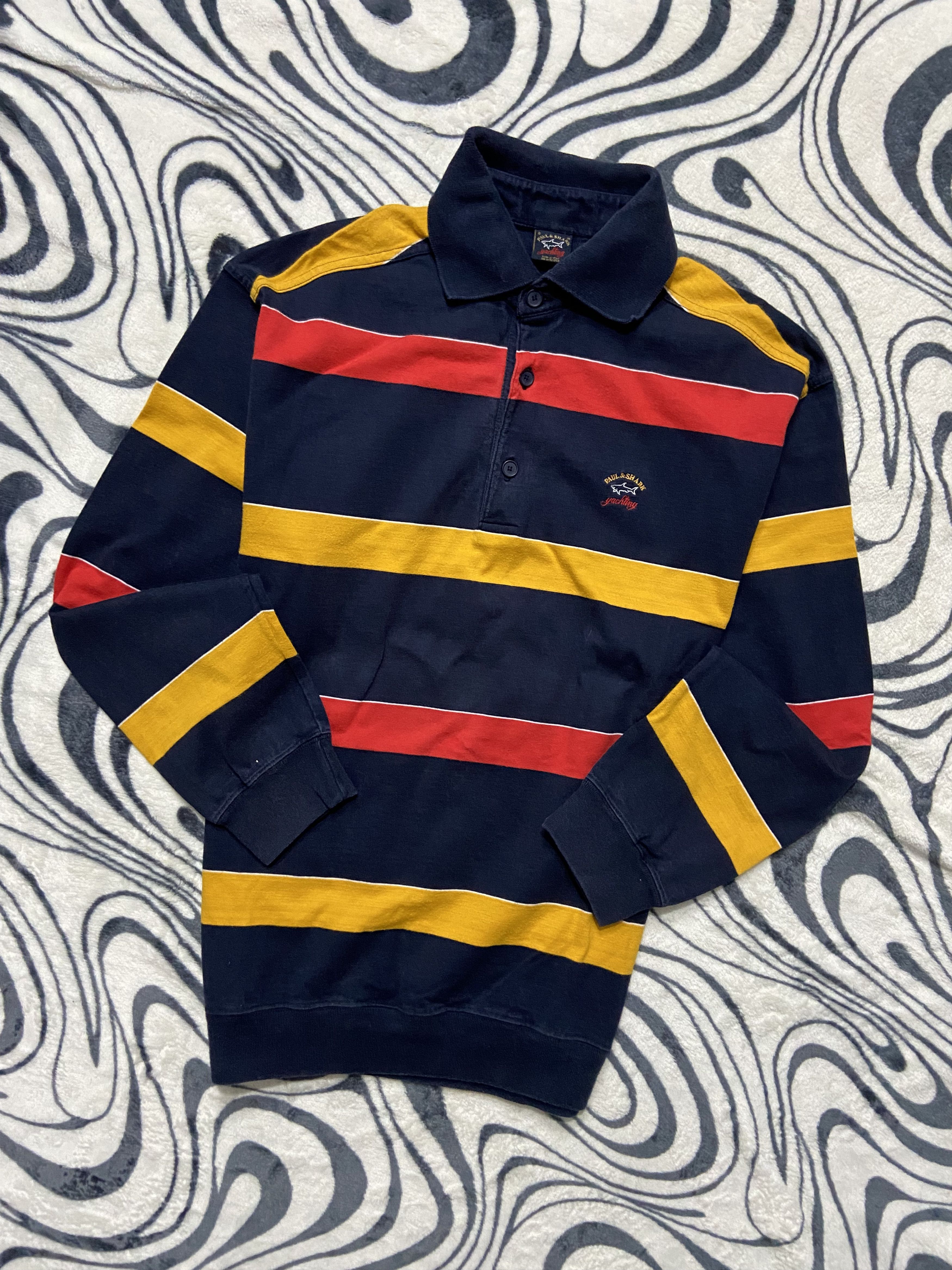 Paul & Shark × Vintage Paul & Shark Mens Sweater Made in Italy Size US L / EU 52-54 / 3 - 1 Thumbnail