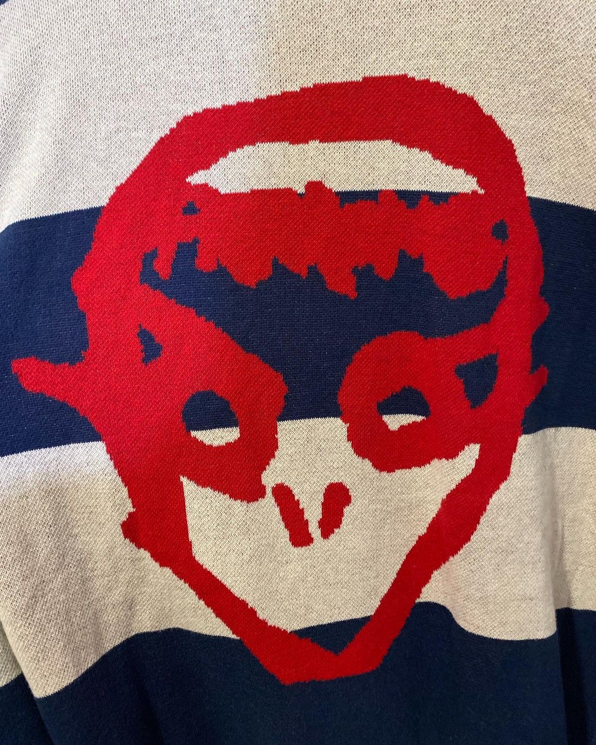 Members Only RARE Craig Xen DESTROYER World Domination Knit Sweater Size US L / EU 52-54 / 3 - 5 Thumbnail