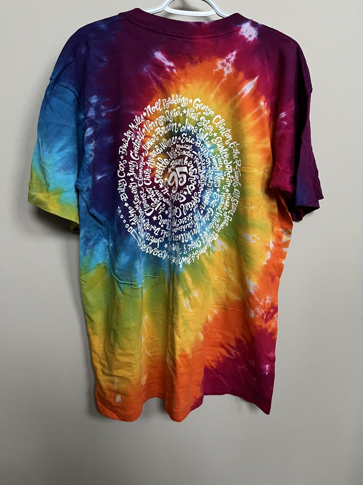 Jimi Hendrix × Vintage VINTAGE JIMI HENDRIX 1995 ELECTRIC GUITAR FESTIVAL SHIRT Size US XL / EU 56 / 4 - 2 Thumbnail