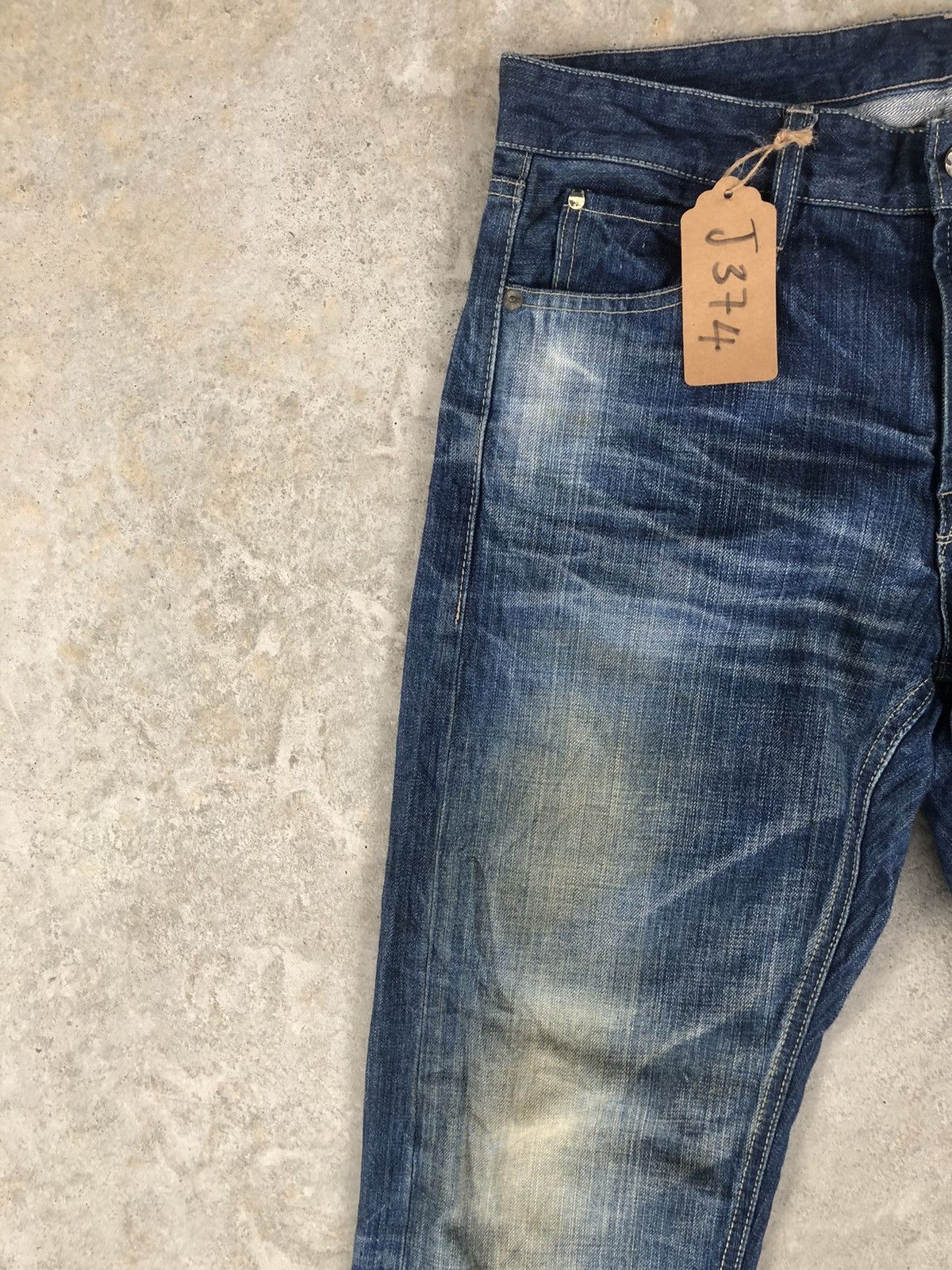 291295=Homme Distressed Jeans 291295 Homme Slim cut Size US 33 - 6 Thumbnail