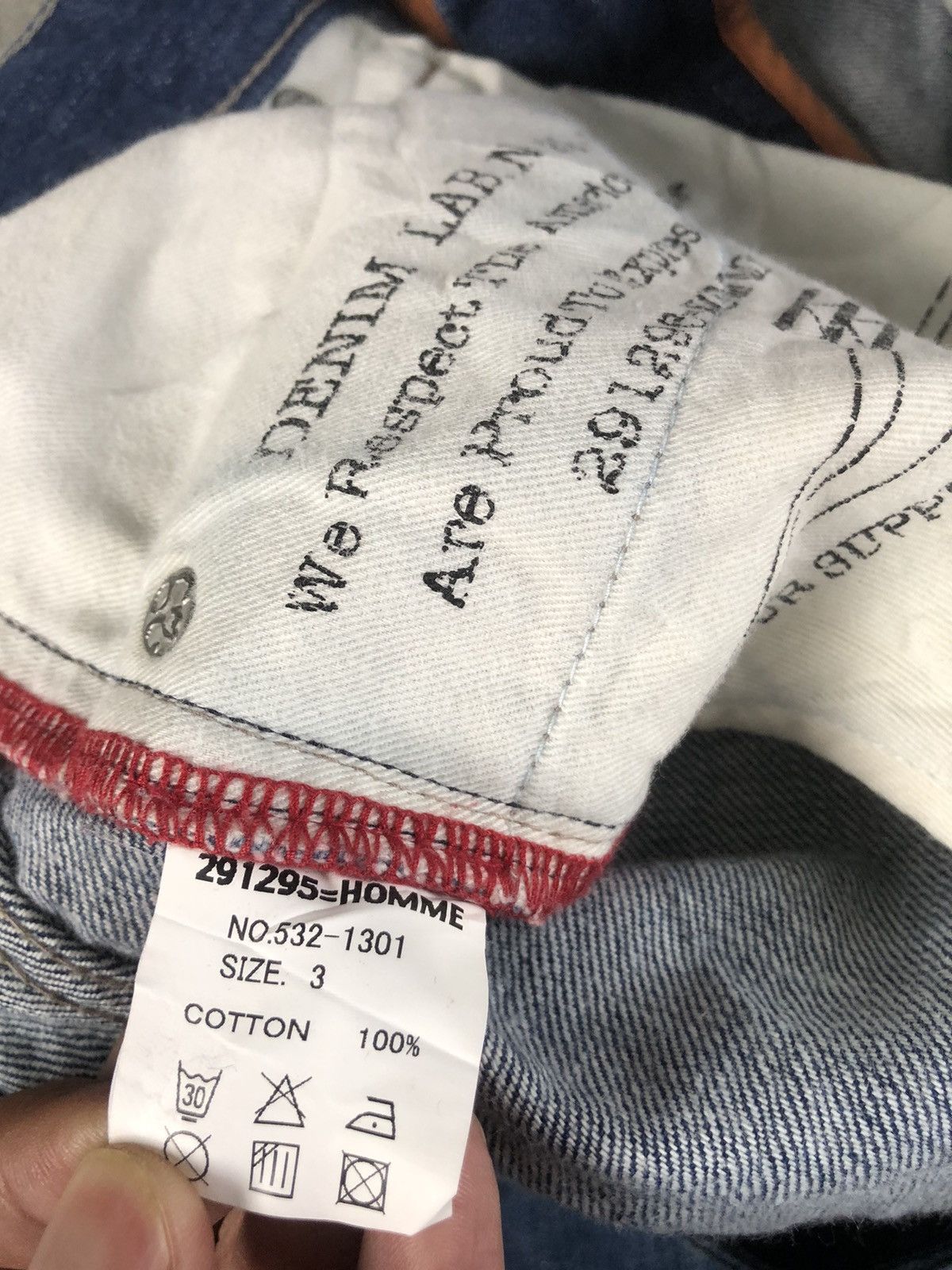 291295=Homme Distressed Jeans 291295 Homme Slim cut Size US 33 - 13 Thumbnail