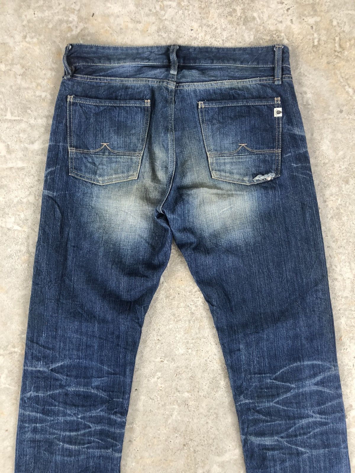 291295=Homme Distressed Jeans 291295 Homme Slim cut Size US 33 - 10 Thumbnail