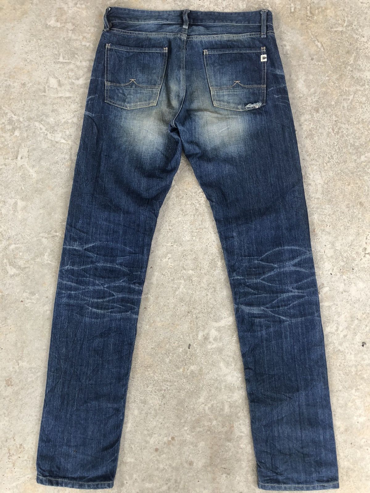 291295=Homme Distressed Jeans 291295 Homme Slim cut Size US 33 - 2 Thumbnail