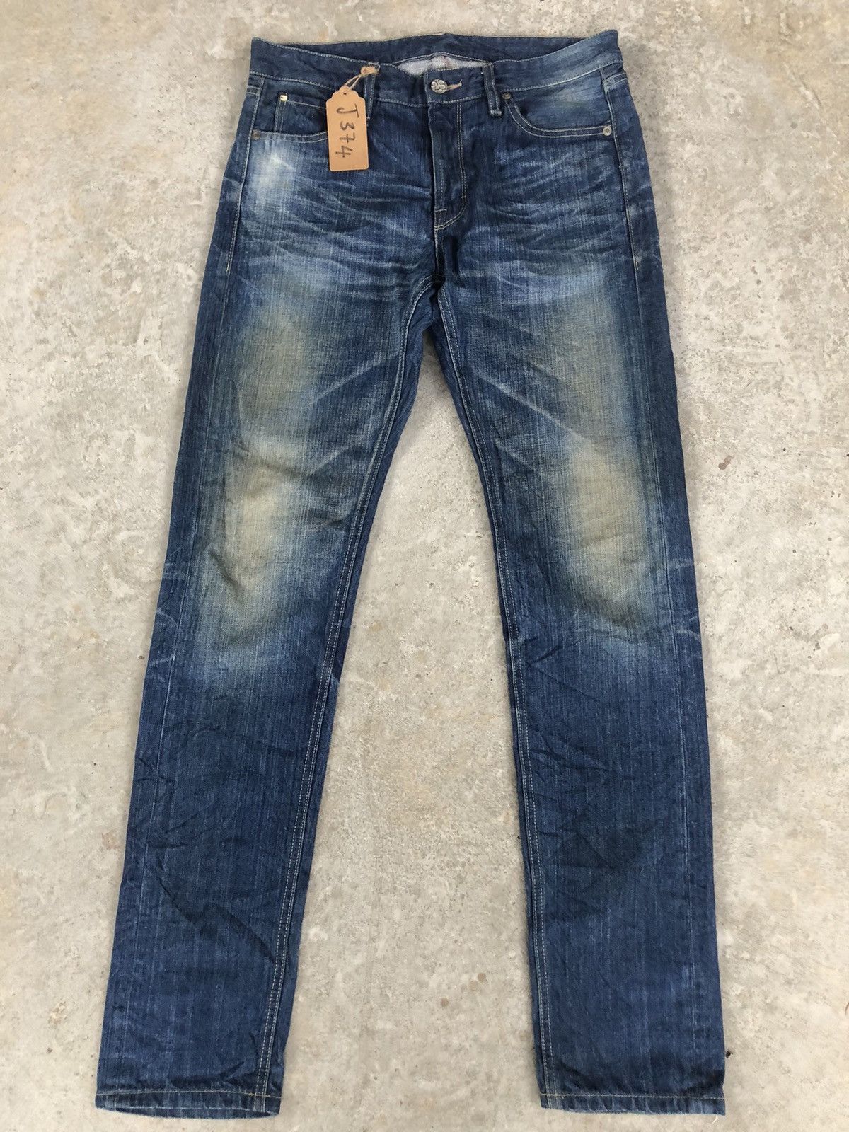 291295=Homme Distressed Jeans 291295 Homme Slim cut Size US 33 - 1 Thumbnail