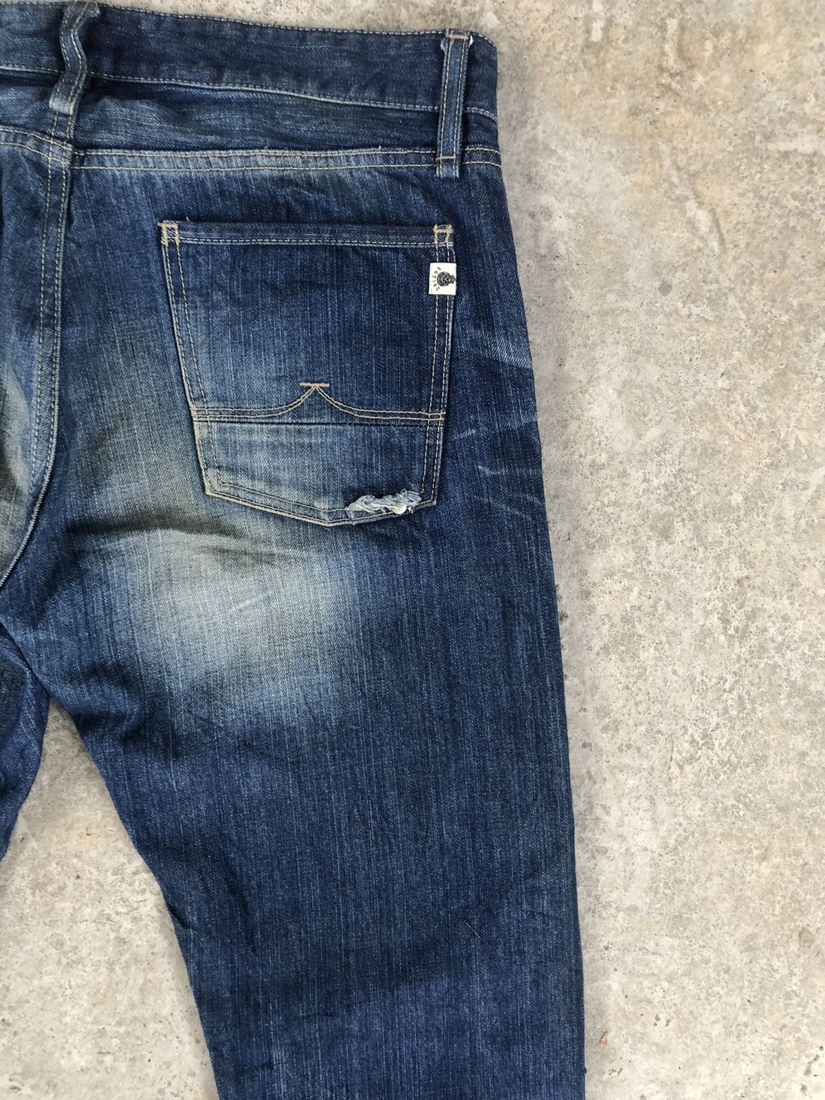 291295=Homme Distressed Jeans 291295 Homme Slim cut Size US 33 - 11 Thumbnail