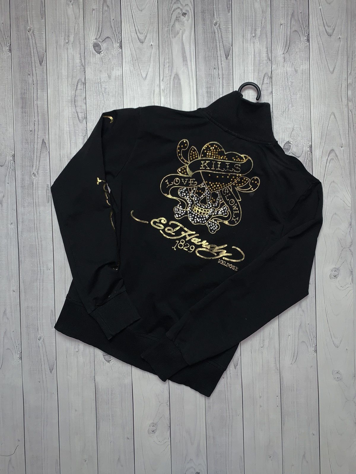 Vintage Ed Hardy jacket logo rare size S