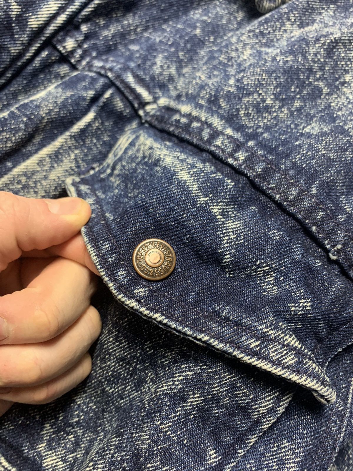 Levi's × Levi's Vintage Clothing × Vintage Vintage denim jacket Sherpa Levis size L USA rare Size US L / EU 52-54 / 3 - 5 Thumbnail