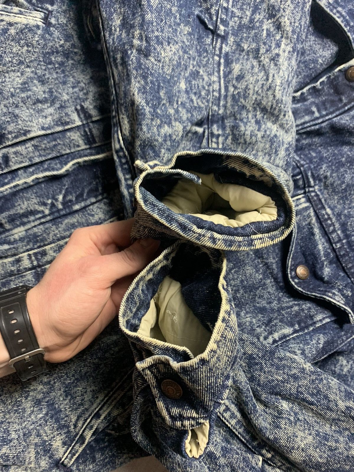 Levi's × Levi's Vintage Clothing × Vintage Vintage denim jacket Sherpa Levis size L USA rare Size US L / EU 52-54 / 3 - 4 Thumbnail