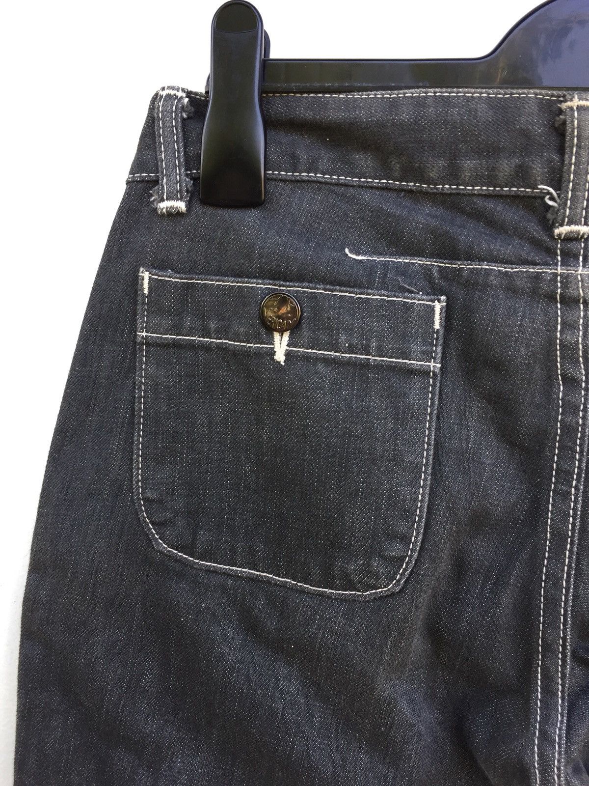 Japanese Brand Streetwear Americana Fatigue Design Denim Jeans Work Wear Size US 28 / EU 44 - 7 Thumbnail